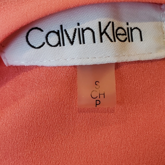 - - Calvin klein blouse salmon color blouse - Picture 2 of 5